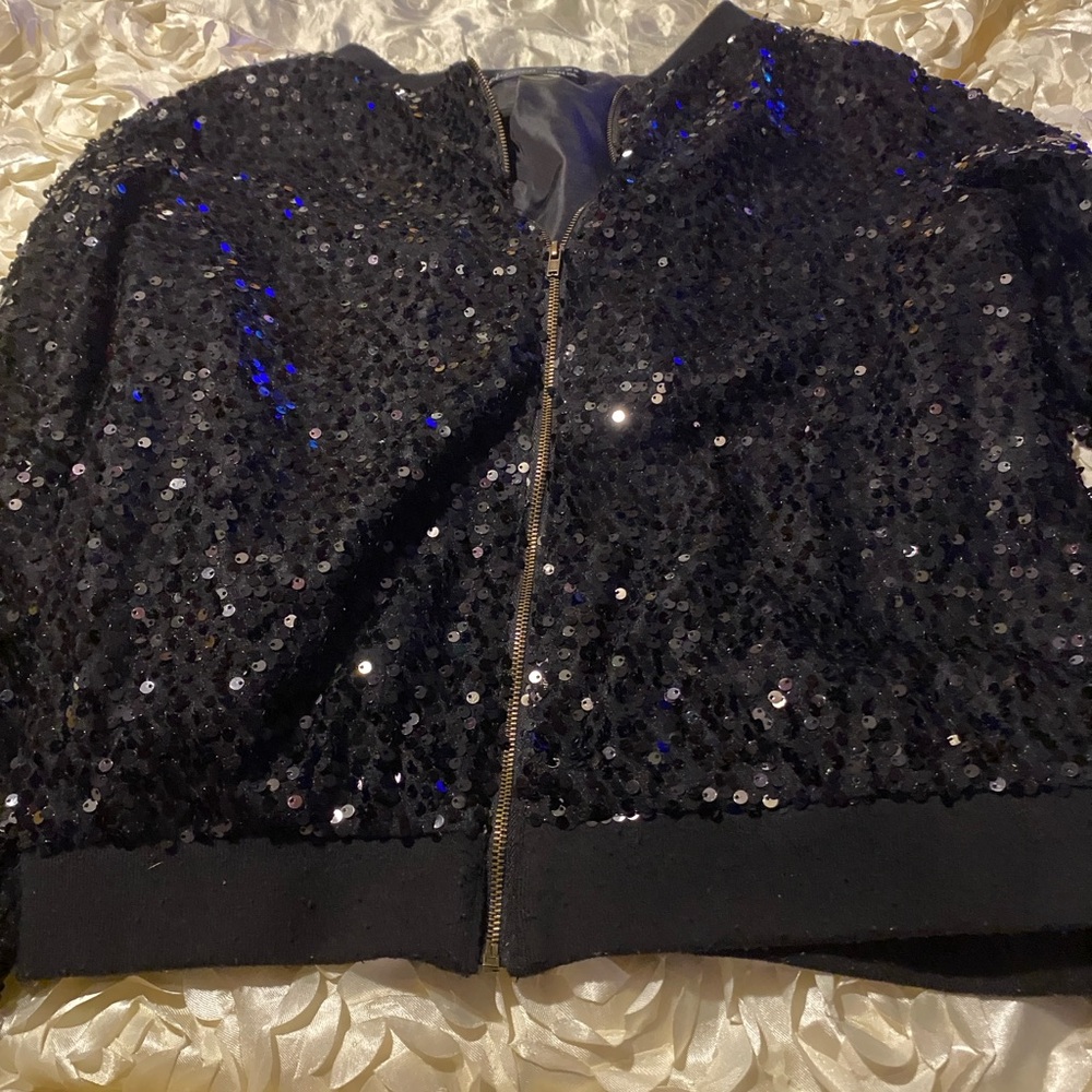 Sequin Black Jacket - image 6